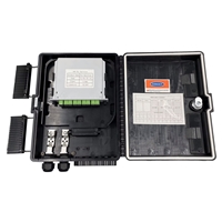 光纤分纤箱16芯光缆配线箱光纤成端箱FTTH熔纤盒分线箱分光箱