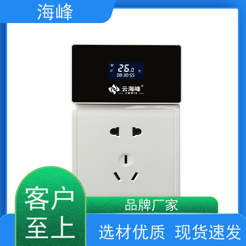 液晶显示插座式 室温采集器 NB/4G通讯 温控面板 支持定制
