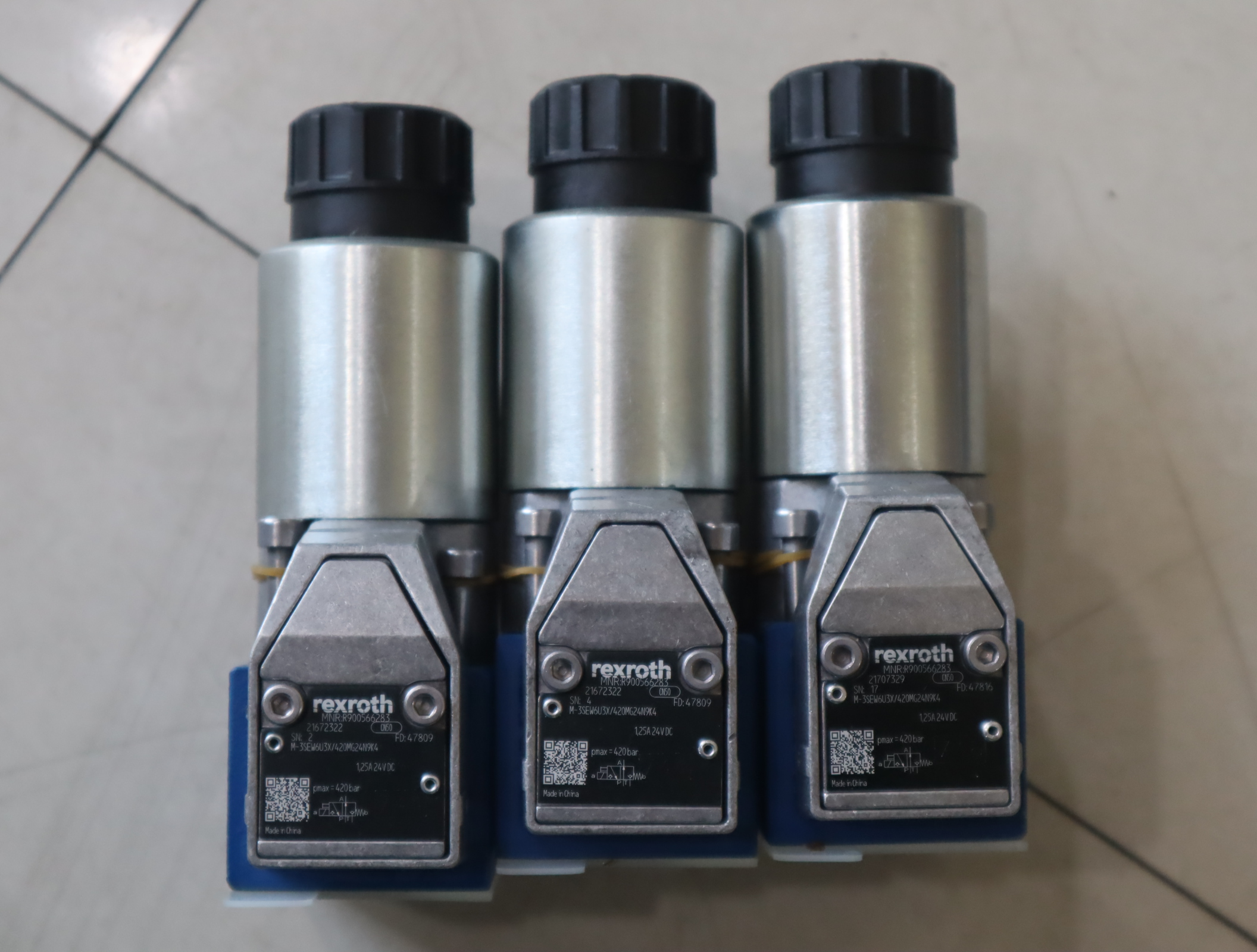 M-3SEW6U3X/420MG24N9K4 R900566283 力士乐REXROTH电磁球阀