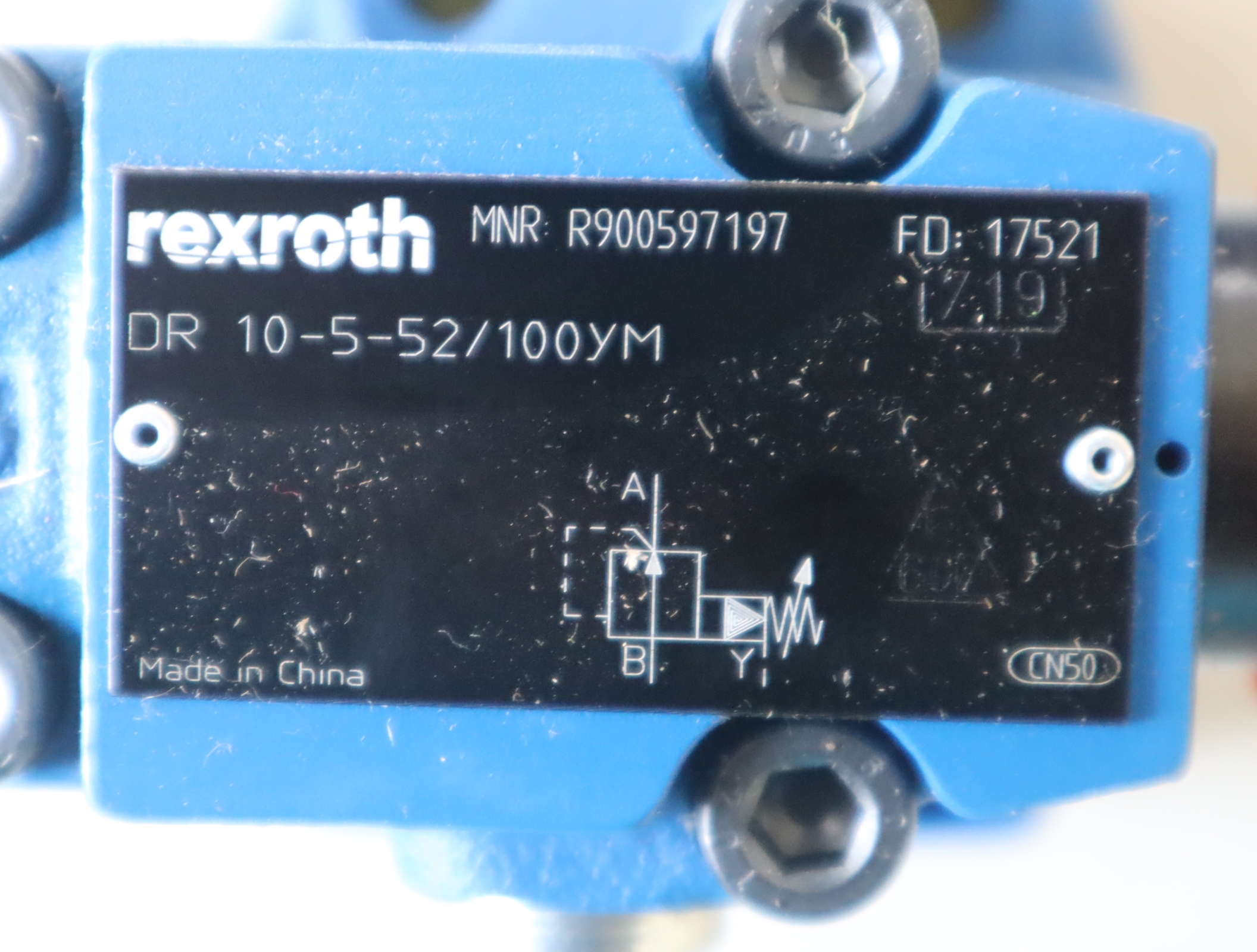 DR10-5-52/100YM DR10-5-5X/100YM R900597197 力士乐REXROTH阀