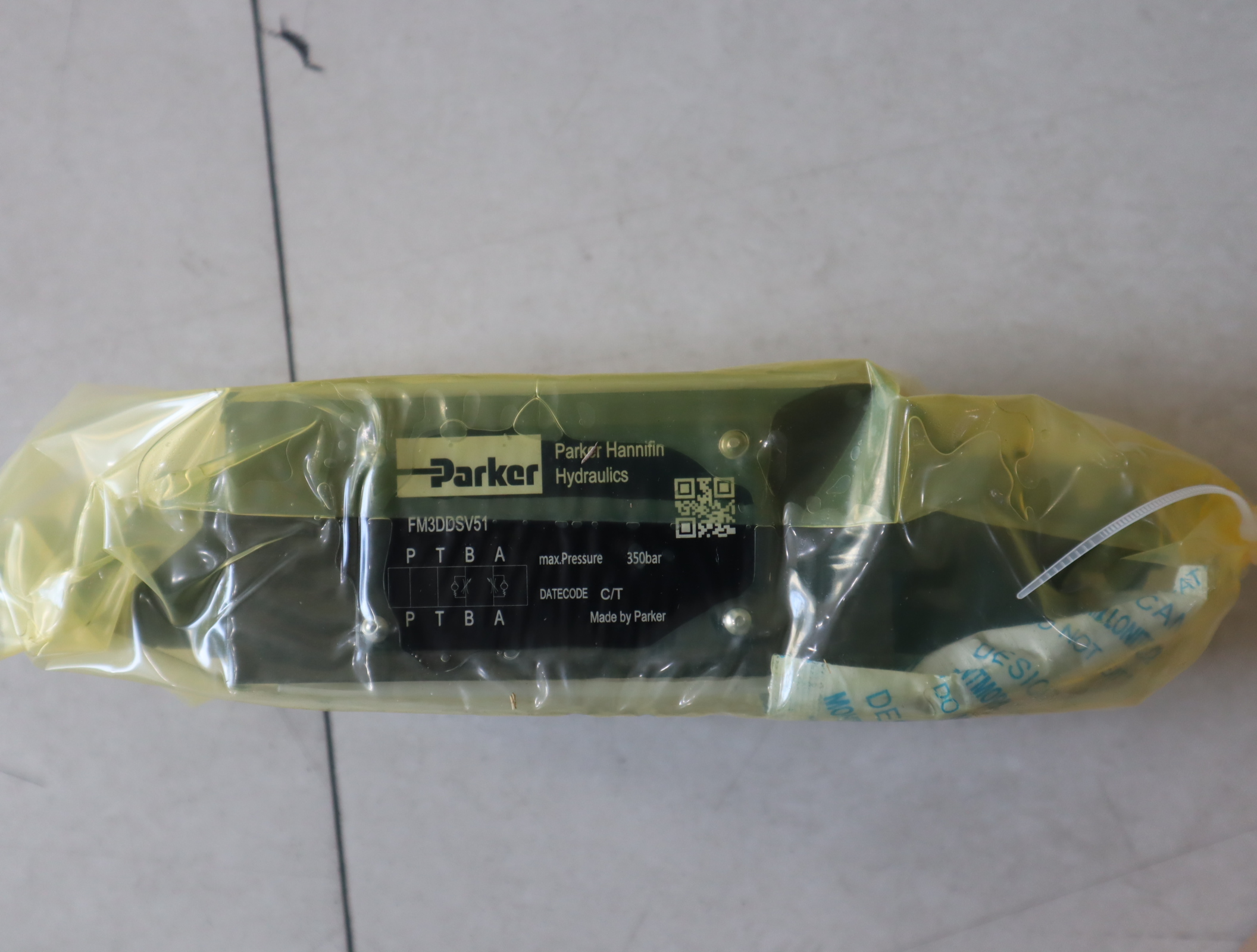 SFM3DDSV FM3DDSV51 美国派克PARKER单向阀