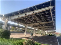 间距5米电动车充电站遮阳车棚喷漆防腐效果好
