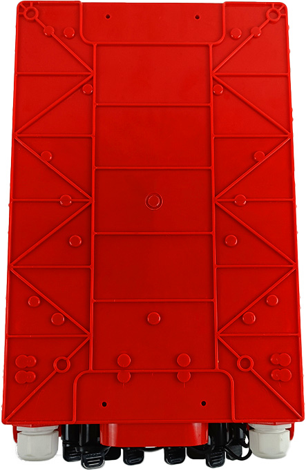 8芯红色分线箱光缆配线箱成端箱光分路器接线盒光纤分纤箱 