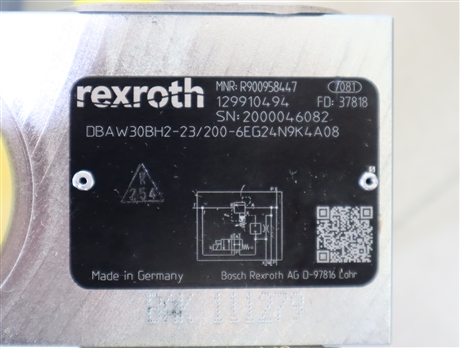 DBAW30BH2-2X/200-6EG24N9K4A08 R900958447 力士乐REXROTH溢流阀