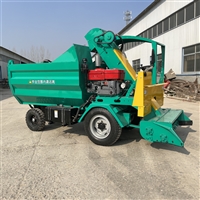 养牛场5立方清粪机 液压翻斗自卸式清圈机 自走式粪尿清理车