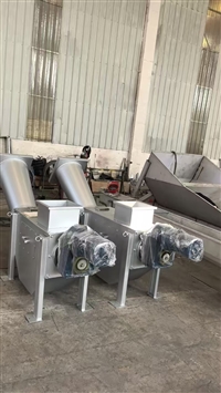 高排水压榨机 螺旋压榨设备污水处理