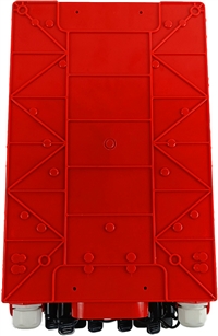 8芯红色分线箱光缆配线箱成端箱光分路器接线盒光纤分纤箱 