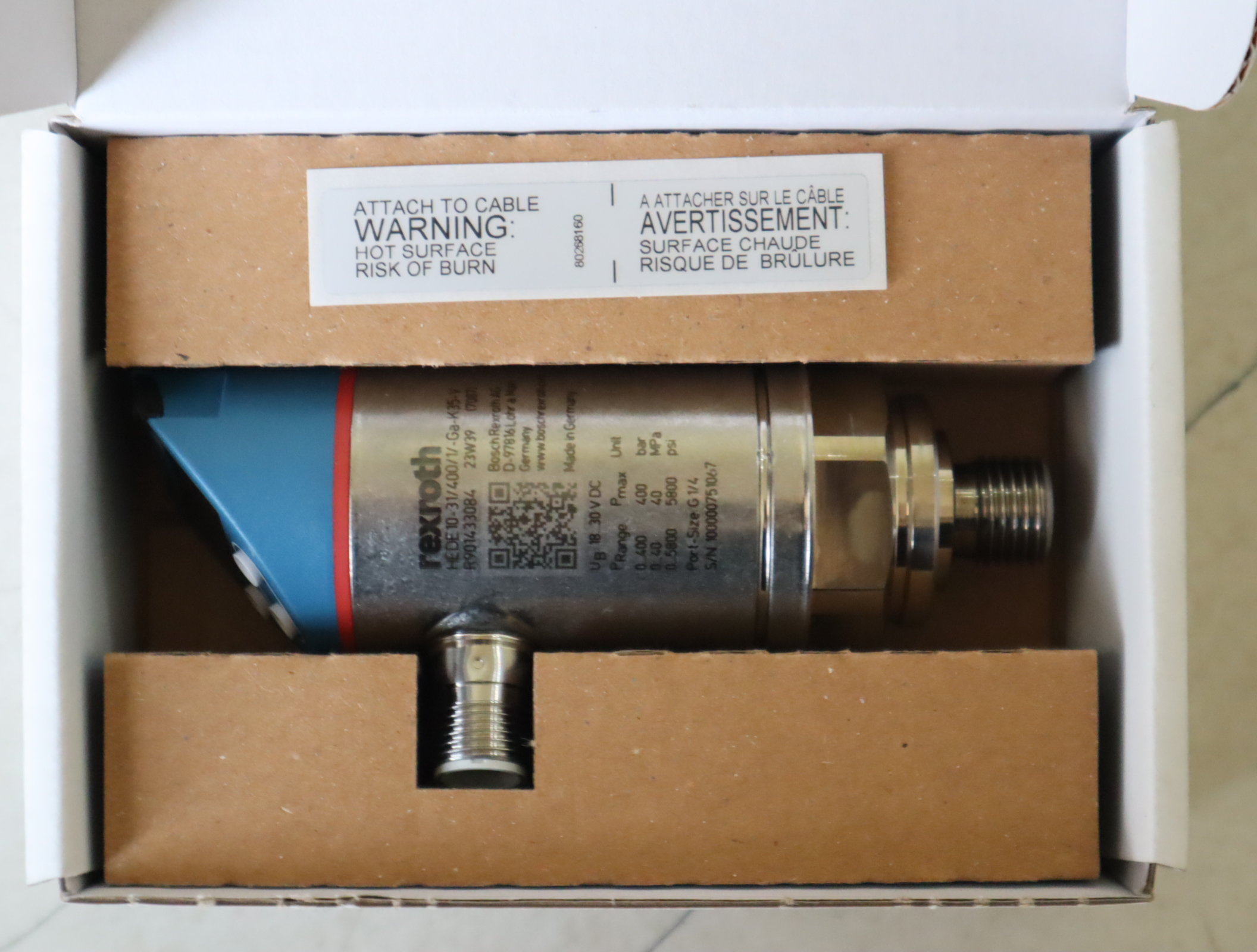 HEDE10-31/400/1/-GA-K35-V R901433084 力士乐REXROTH压力传感器