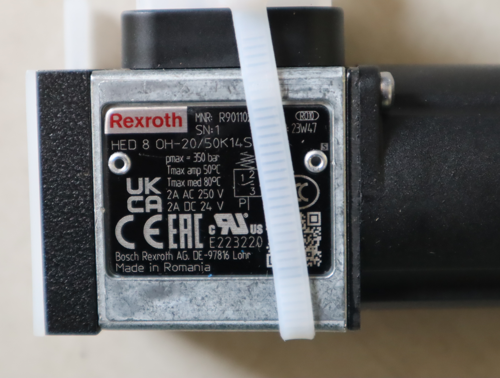 R901102712 HED 8 OH-2X/50K14S力士乐REXROTH压力开关压力继电器