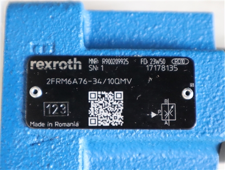 2FRM6A76-3X/10QMV R900209925 德国力士乐REXROTH流量阀