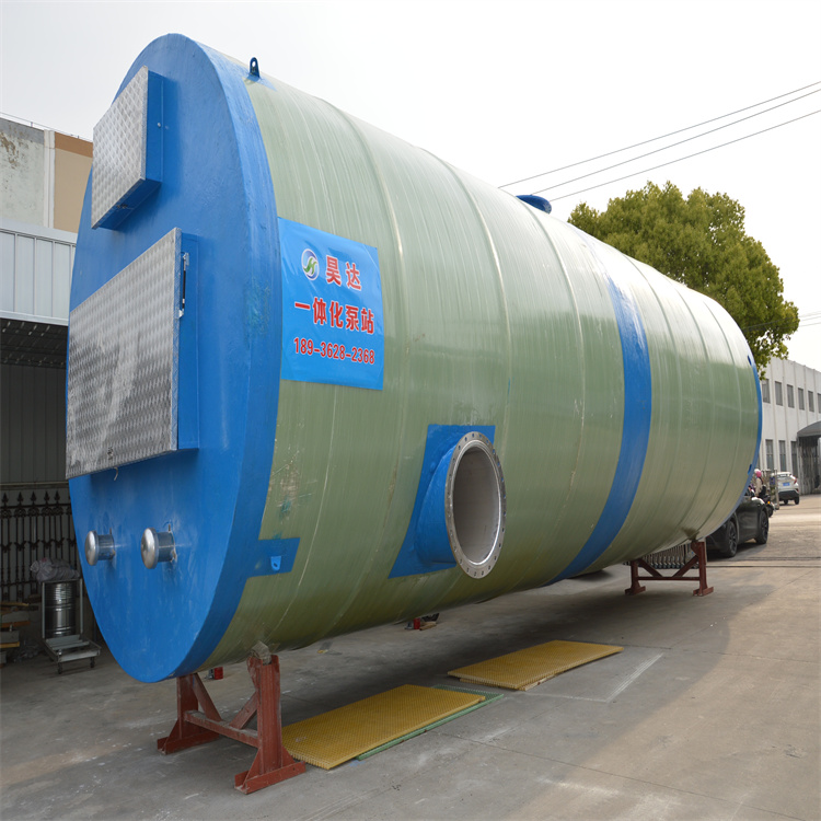 地埋式 一体化智能 污水提升泵站 潜水离心泵 带切割 可定制不锈钢耦合