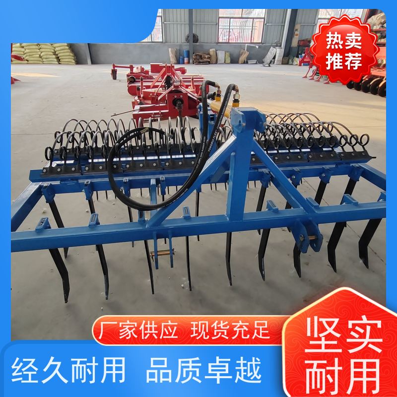 搂膜机农用拖拉机带搂草机液压残膜回收机弹齿大耙子搂草机 别名农田清理大师 适用于棉花地 液压驱动 操作灵活 提升作业质量 