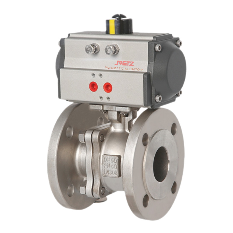 进口气动O型球阀 美国RETZ瑞茨