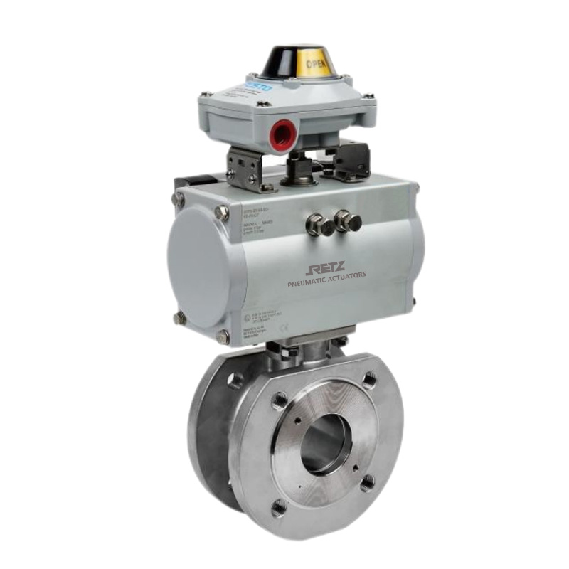 进口对夹式气动球阀 美国RETZ瑞茨