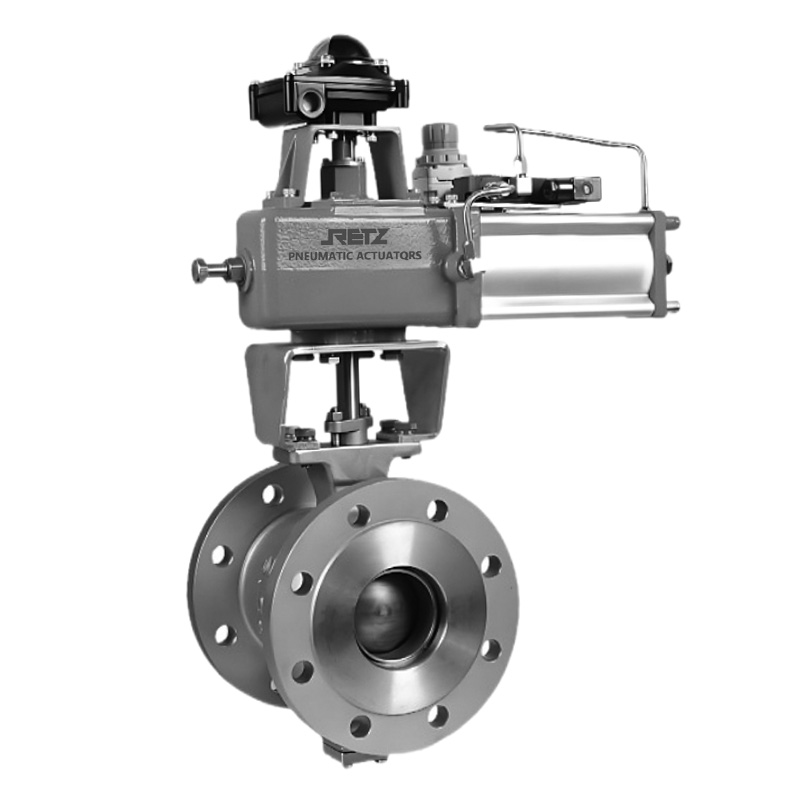 进口调节型气动V球阀 美国RETZ瑞茨