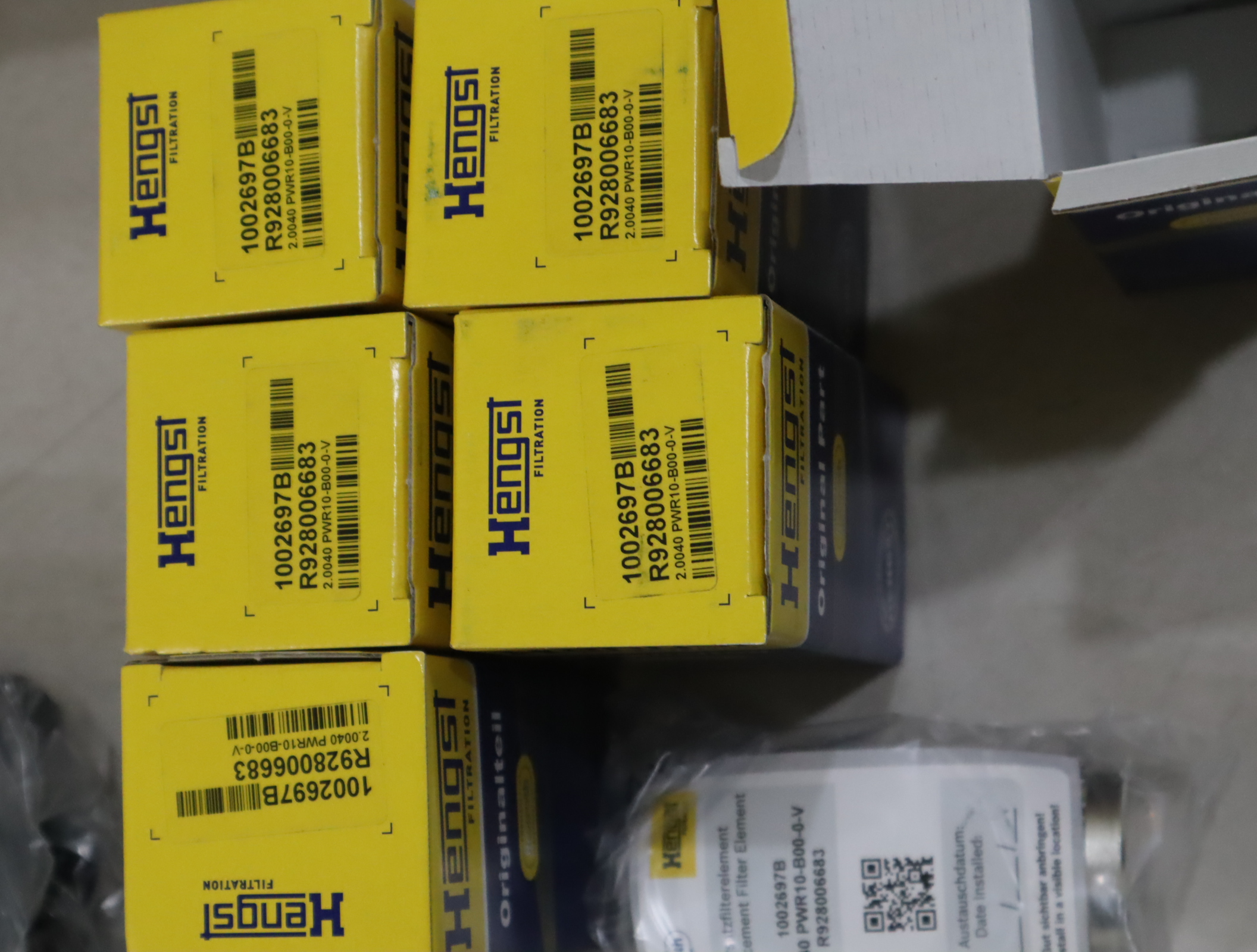 2.0040 PWR10-B00-0-V R928006683 1002697B 汉格斯特HENGST滤芯