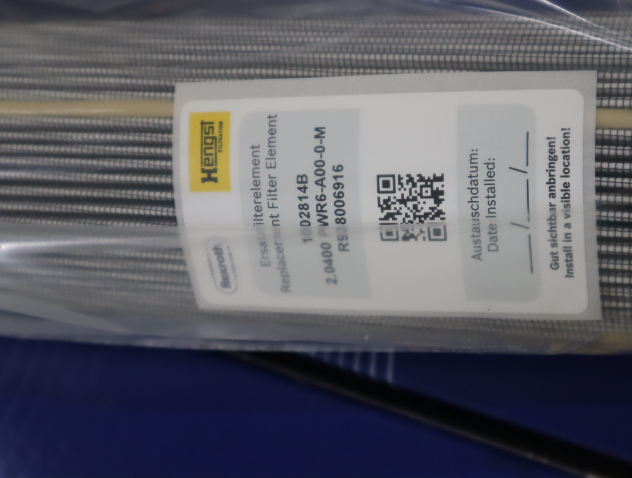 2.0400 PWR6-A00-0-M R928006916 1002814B 汉格斯特HENGST滤芯