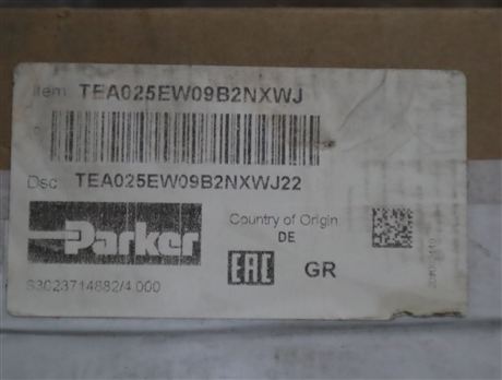 TEA025EW09B2NXWJ22 TEA025EW09B2NXWJ 美国派克PARKER比例阀