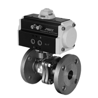 进口铸钢气动法兰球阀 美国RETZ瑞茨