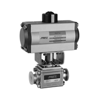 进口卡箍式卫生级气动球阀 美国RETZ瑞茨