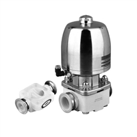 进口卫生级气动衬氟隔膜阀 美国RETZ瑞茨