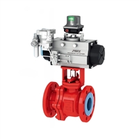 进口耐腐蚀气动衬PTFE球阀 美国RETZ瑞茨