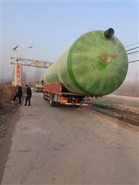 陕西渭南富平玻璃钢化粪池 三格式蓄水池 农村家用商用污水处理池