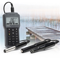 哈纳HI98199 微电脑pH-EC-TDS-DO-盐度多参数水质测定仪