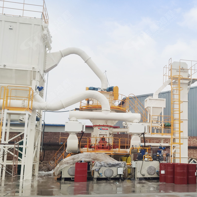 选购立磨机型号 鸿程325目-600目可调节磨重晶石石灰石立式研磨机