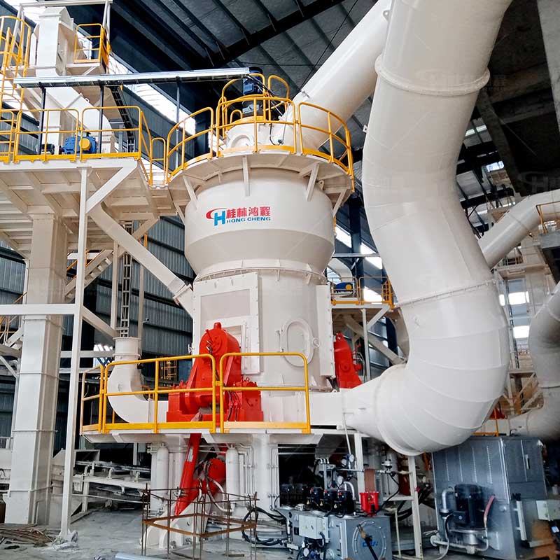 重晶石粉末加工设备 12吨立磨机石子高压磨粉机