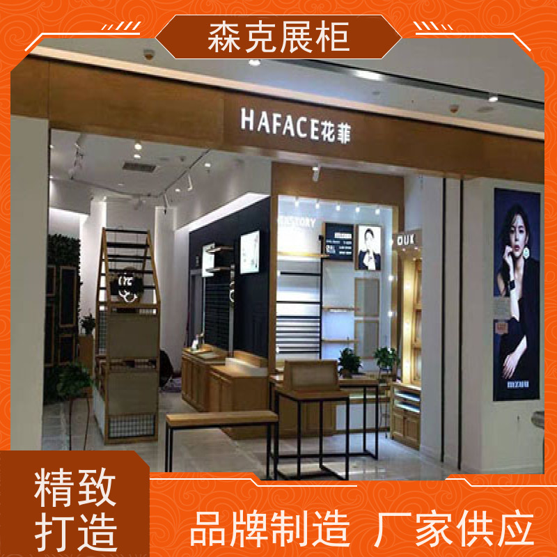 展柜定制木制货架烤漆柜台制作服装店面装修展示货 架订做