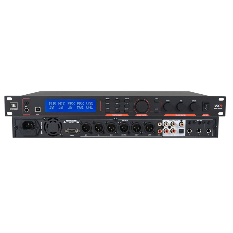 JBL VX9 前級效果器 JBL前級效果器 卡拉OK 數(shù)字音頻處理器