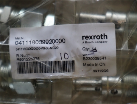 R901226876 041118039920000-VS-30-NC-20力士乐REXROTH螺纹插装阀