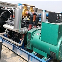 上海静安收购旧发电机+奔驰柴油发电机组回收