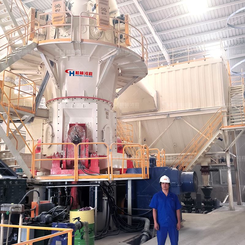 重晶石超细粉磨加工设备 矿石打粉机 大型立磨生产线
