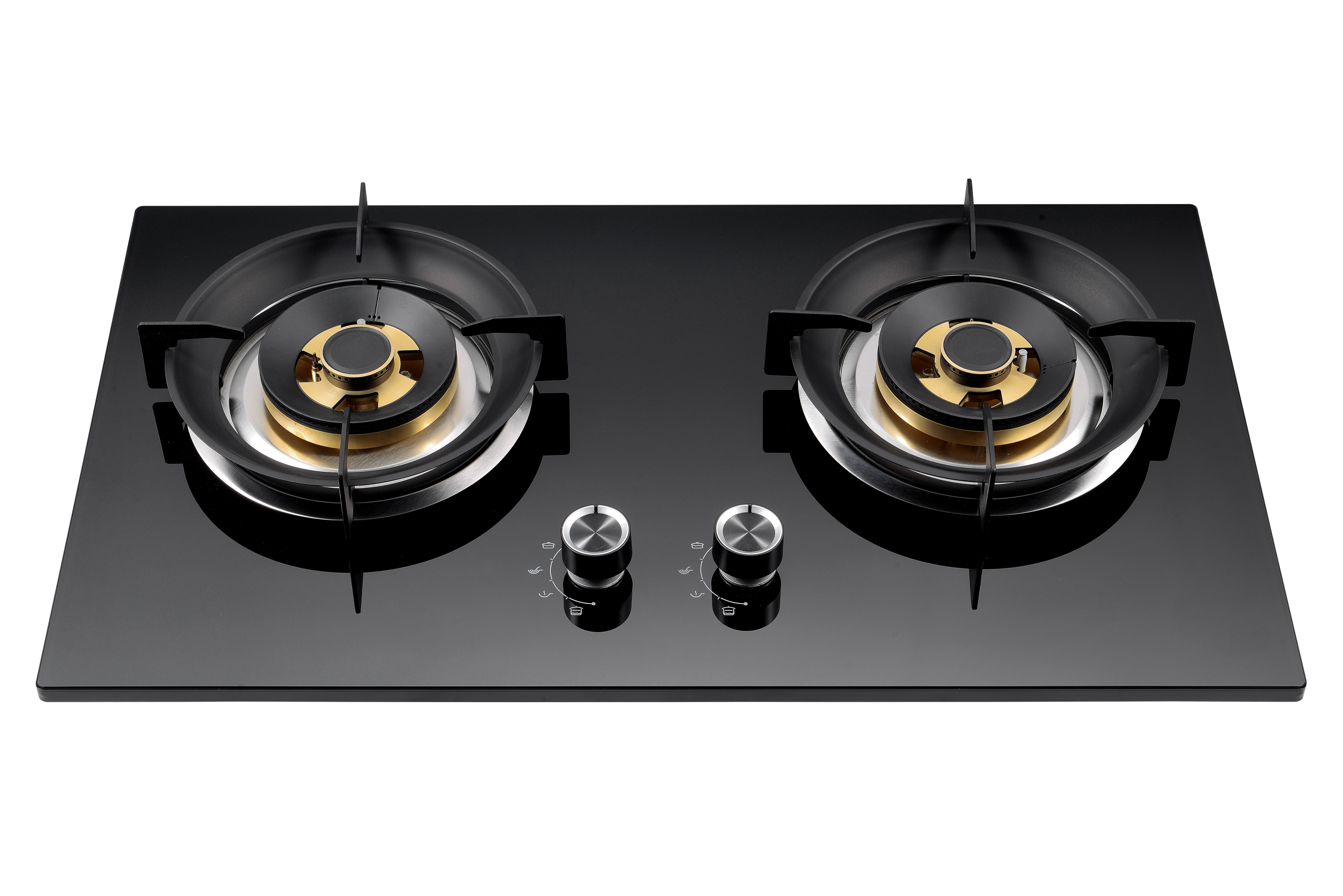 焰博士 JZY-SQ023 燃气灶源头厂家全黑玻璃炉具家用商用批发