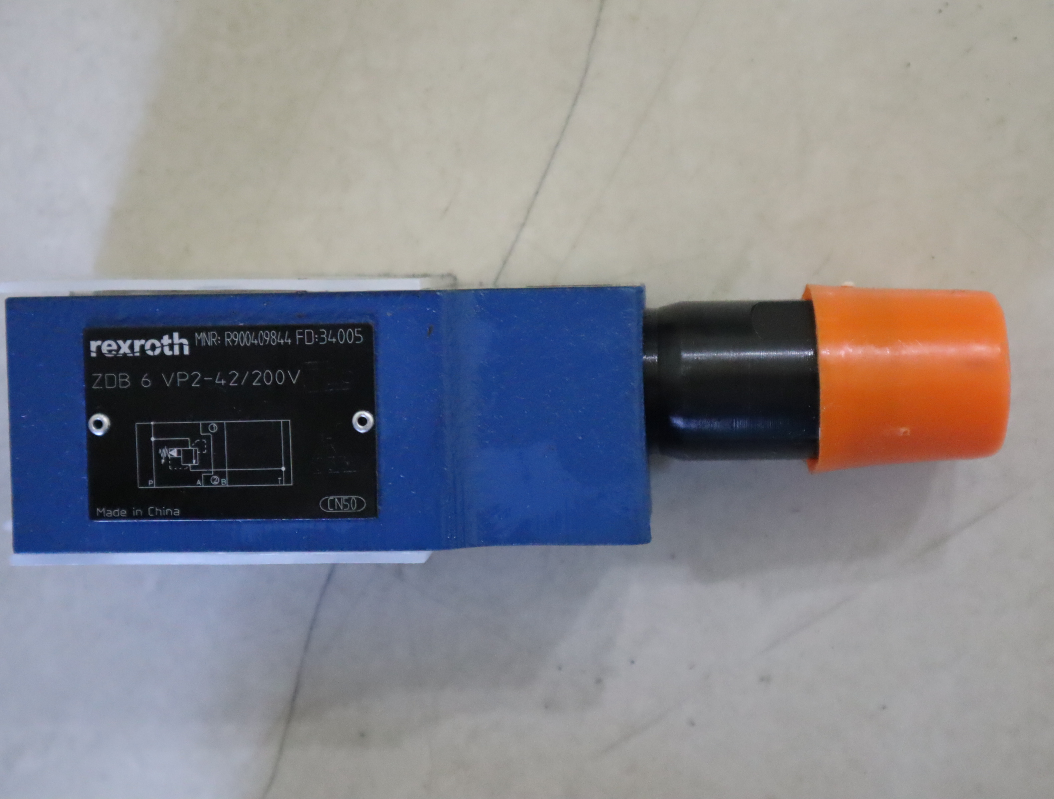 ZDB6VP2-42/200V ZDB6VP2-4X/200V R900409844 力士乐REXROTH阀