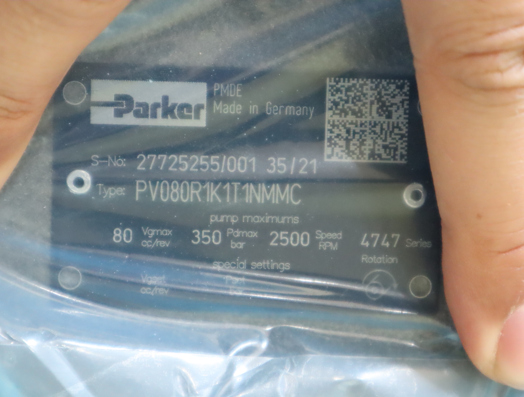 PV080R1K1T1NMMC 美国派克PARKER柱塞泵