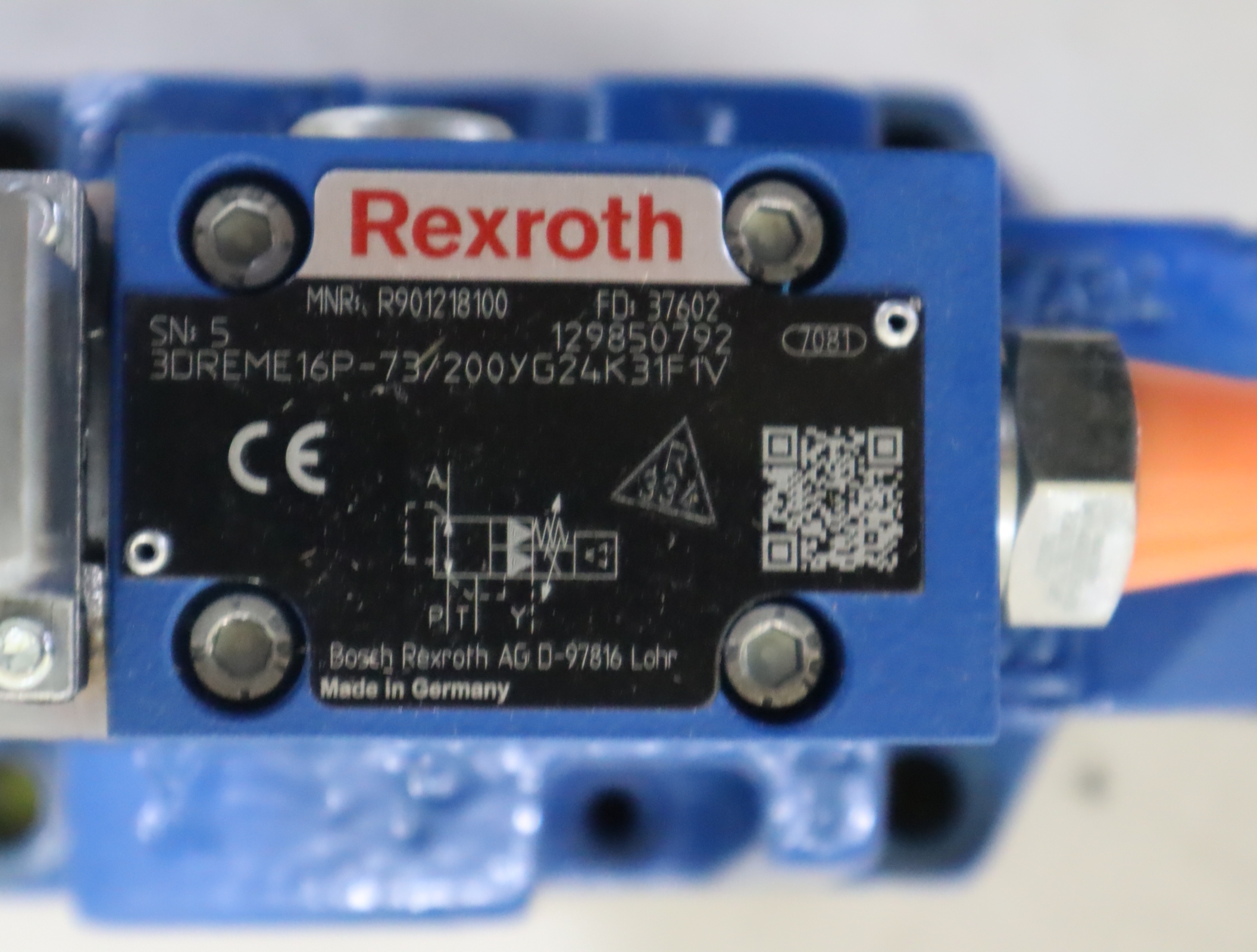 3DREME16P-72/200YG24K31F1V R901218100 力士乐REXROTH减压阀