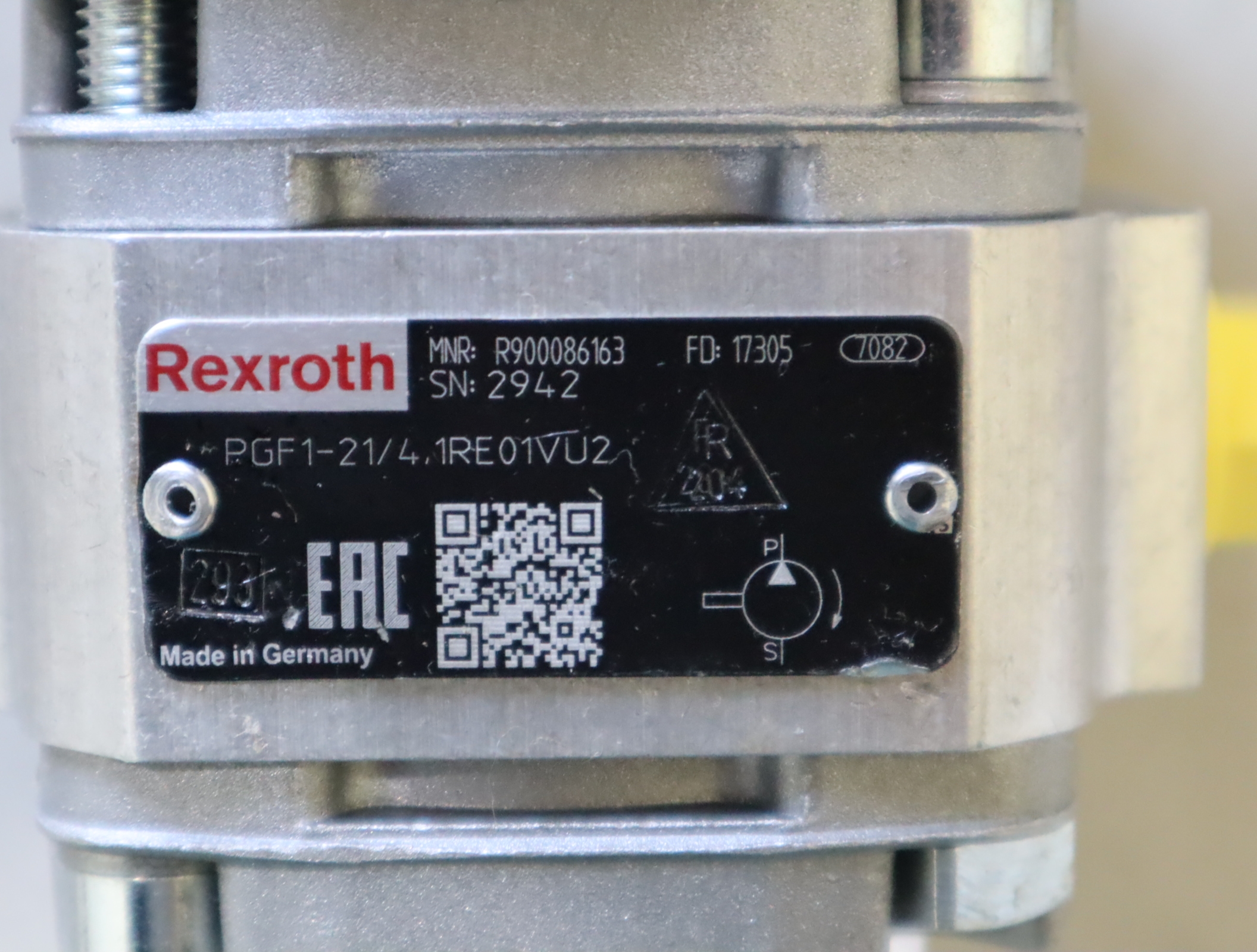 PGF1-21/4.1RE01VU2 R900086163 德国力士乐REXROTH齿轮泵