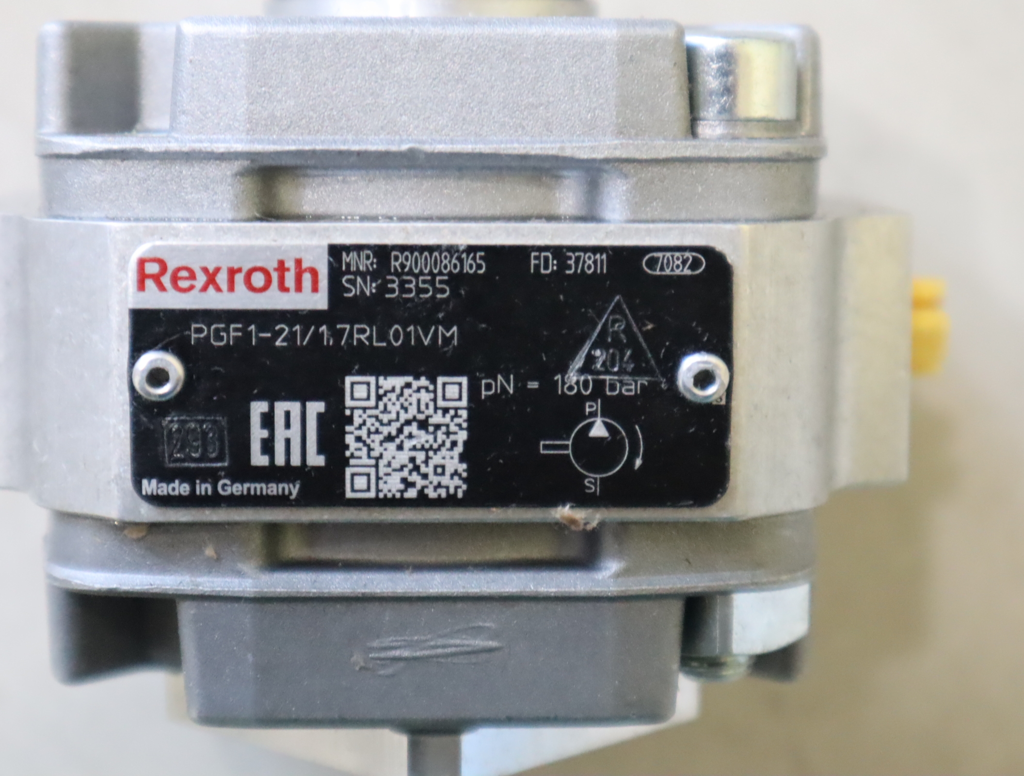 PGF1-2X/1.7RL01VM R900086165 德国力士乐REXROTH齿轮泵