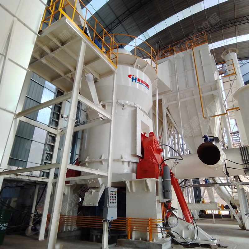 鸿程机械 800目以上的立式超细磨机 重晶石粉磨粉机可通热风