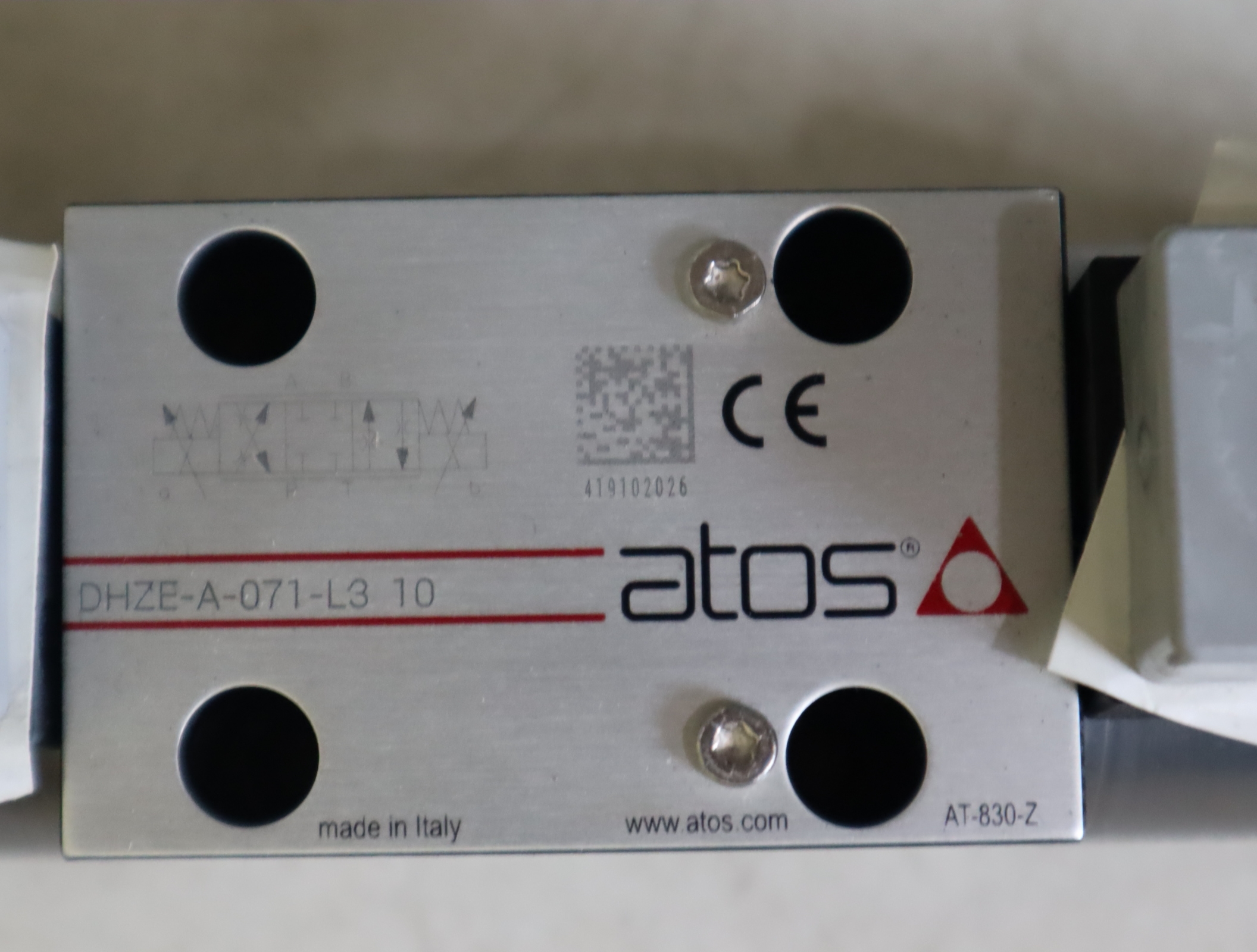DHZE-A-071-L3 10 意大利阿托斯ATOS比例阀