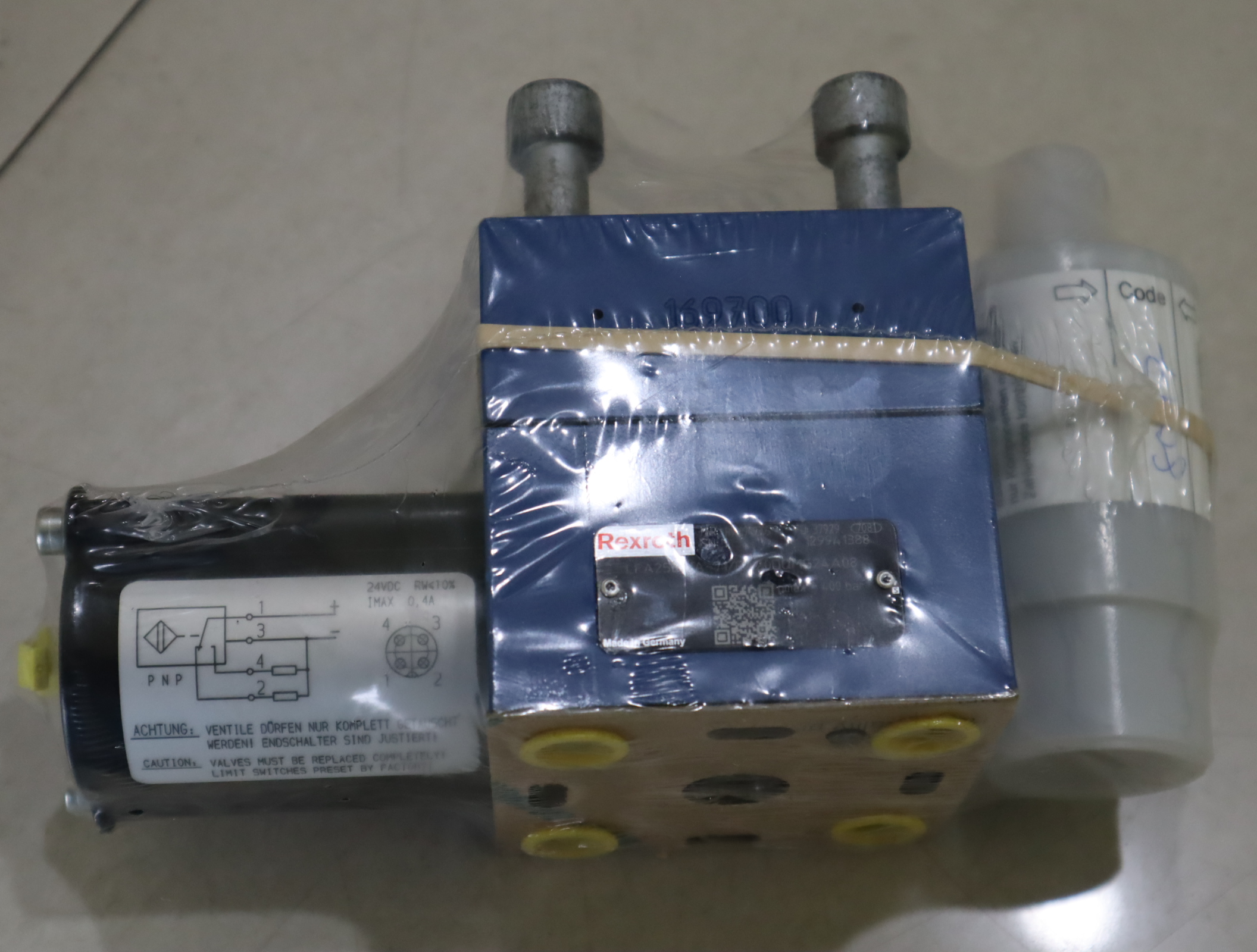 R900949305 LFA25EWA-71/CA20DQMG24A08 力士乐REXROTH逻辑阀盖板