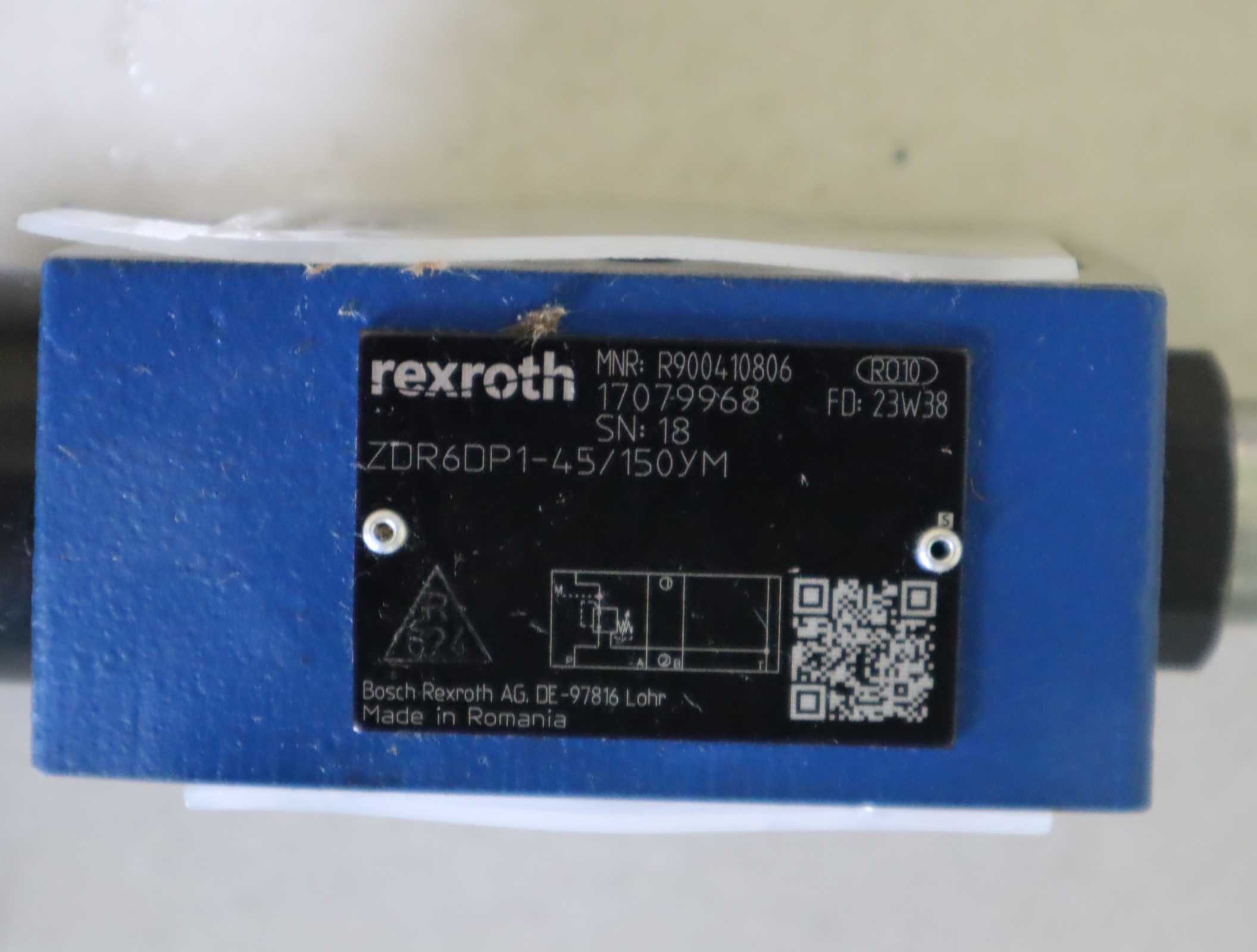 ZDR6DP1-45/150YM ZDR6DP1-4X/150YM R900410806 REXROTH 阀门