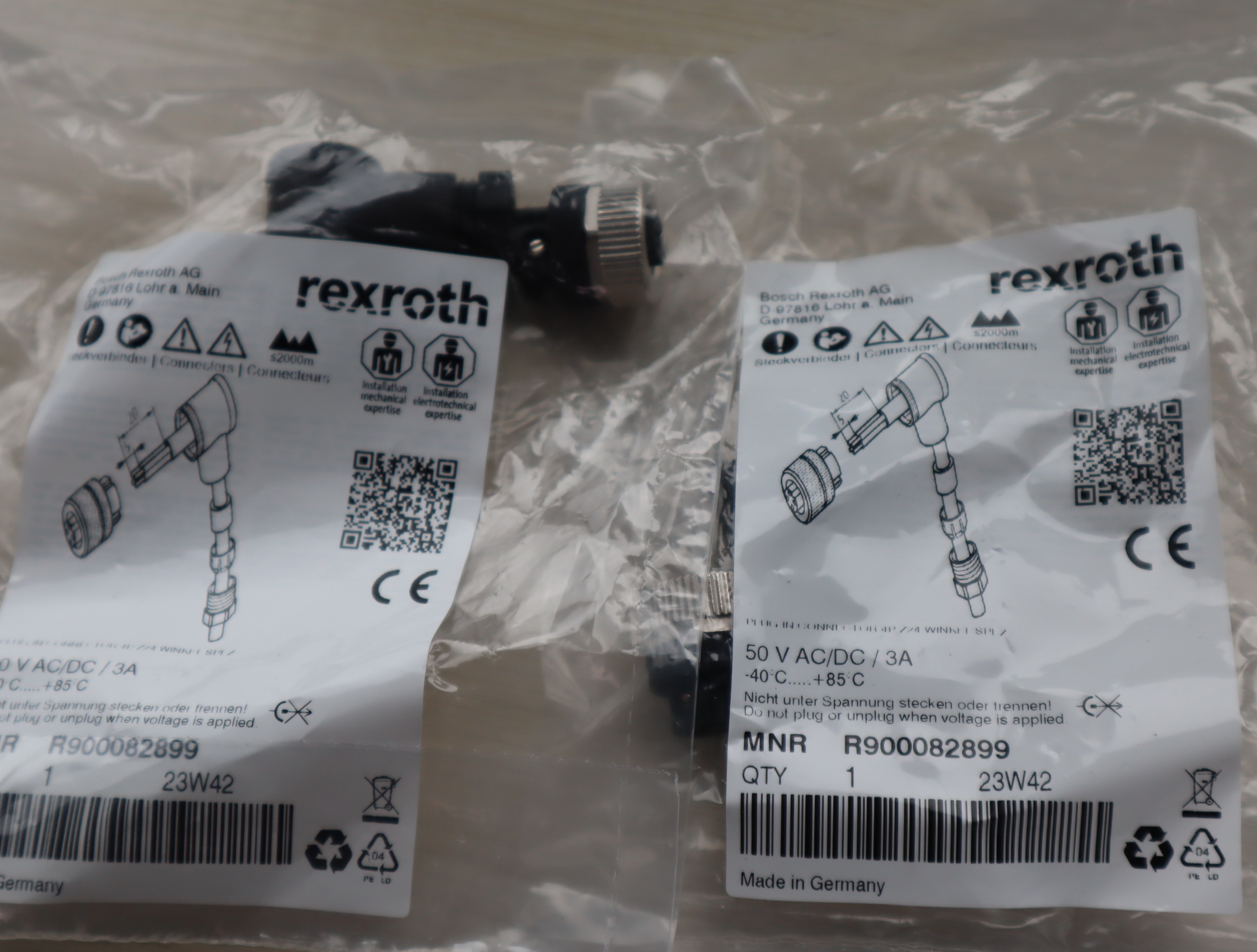 R900082899 4P Z24 WINKEL SPEZ 德国力士乐REXROTH插头