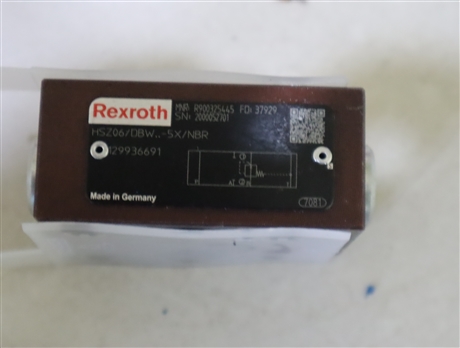 HSZ06/DBW...-5X/NBR R900325445 德国力士乐REXROTH叠加阀