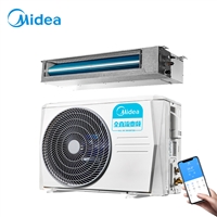 美的风管机乐享系列4匹 家庭中央空调客厅KFR-100T2W/B3-LX1IV