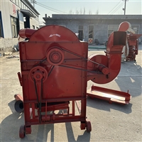 山东枣庄小麦脱粒机机 油菜籽圆葱种子脱粒机 电动打麦机125型