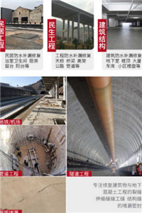 早强型微膨胀注浆料 隧道加固砂浆 地铁地面空鼓裂缝填充灌浆料